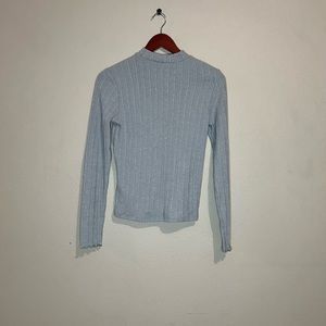 Hollister grey long sleeve crew neck